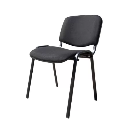 Scaune conferință Taurus TN cu tapițerie din stofă neagră