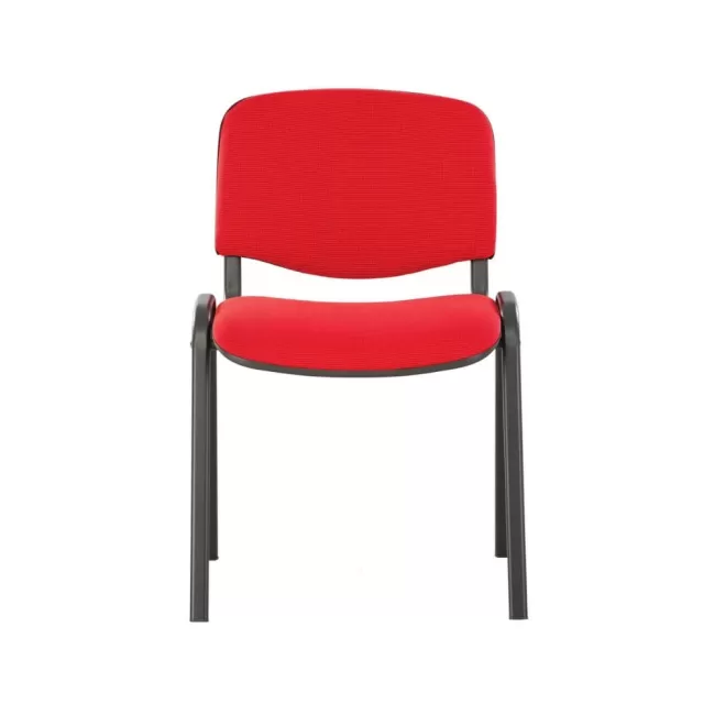 Scaune conferință Taurus TN cu tapițerie din stofă roșie