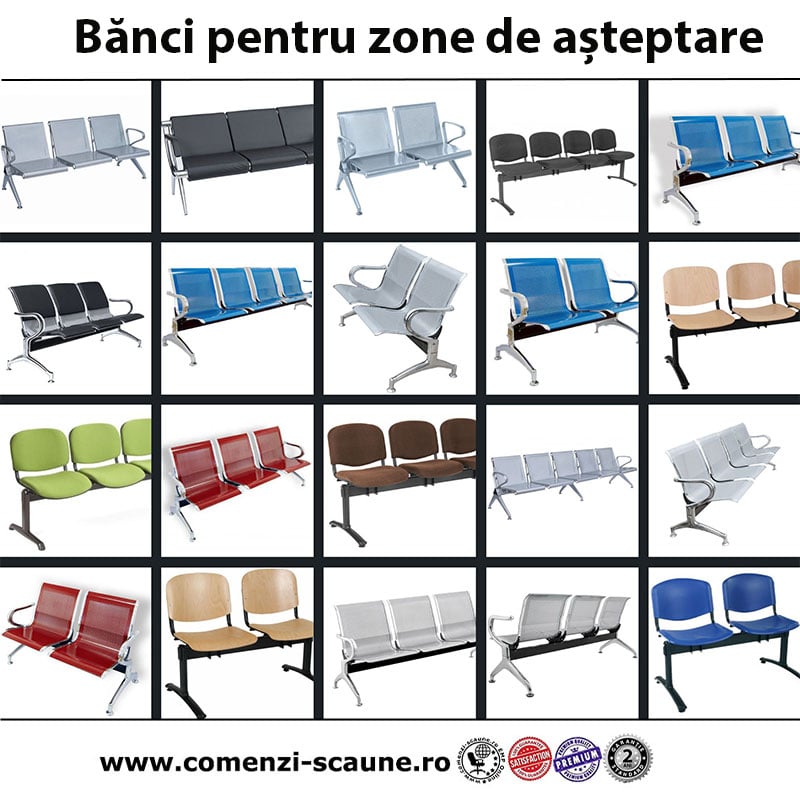 Bănci-Banchete pentru zone de așteptare de la Comenzi-Scaune