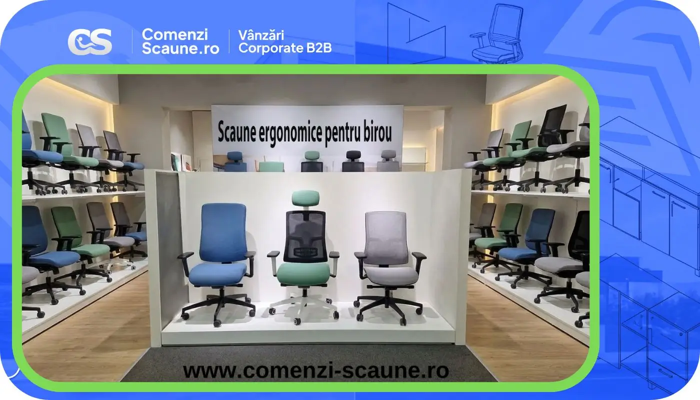 Magazin cu scaune ergonomice pentru birou, oferta B2B