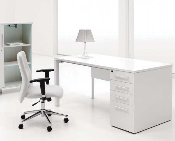 Scaune-office-ergonomic-alb