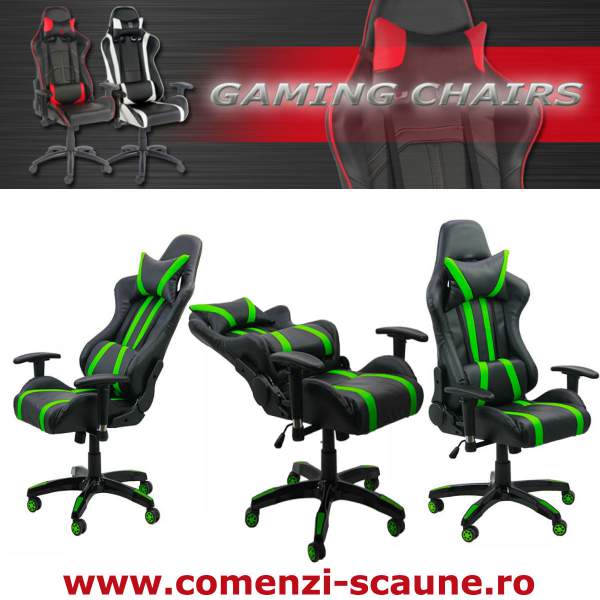 Scaune-gaming-gren-verde