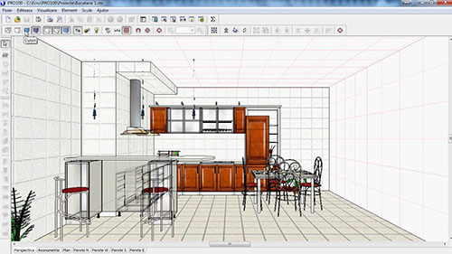 PRO100 - Software design pentru scaune și mobilier