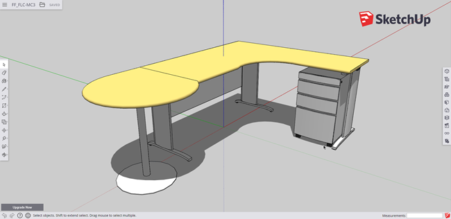 SketchUp - Software design pentru scaune și mobilier