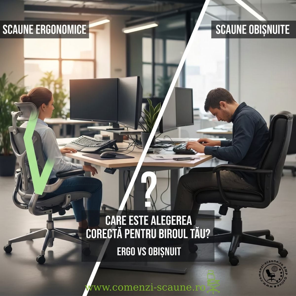 Alegerea unui scaun de birou poate părea simplă la prima vedere.