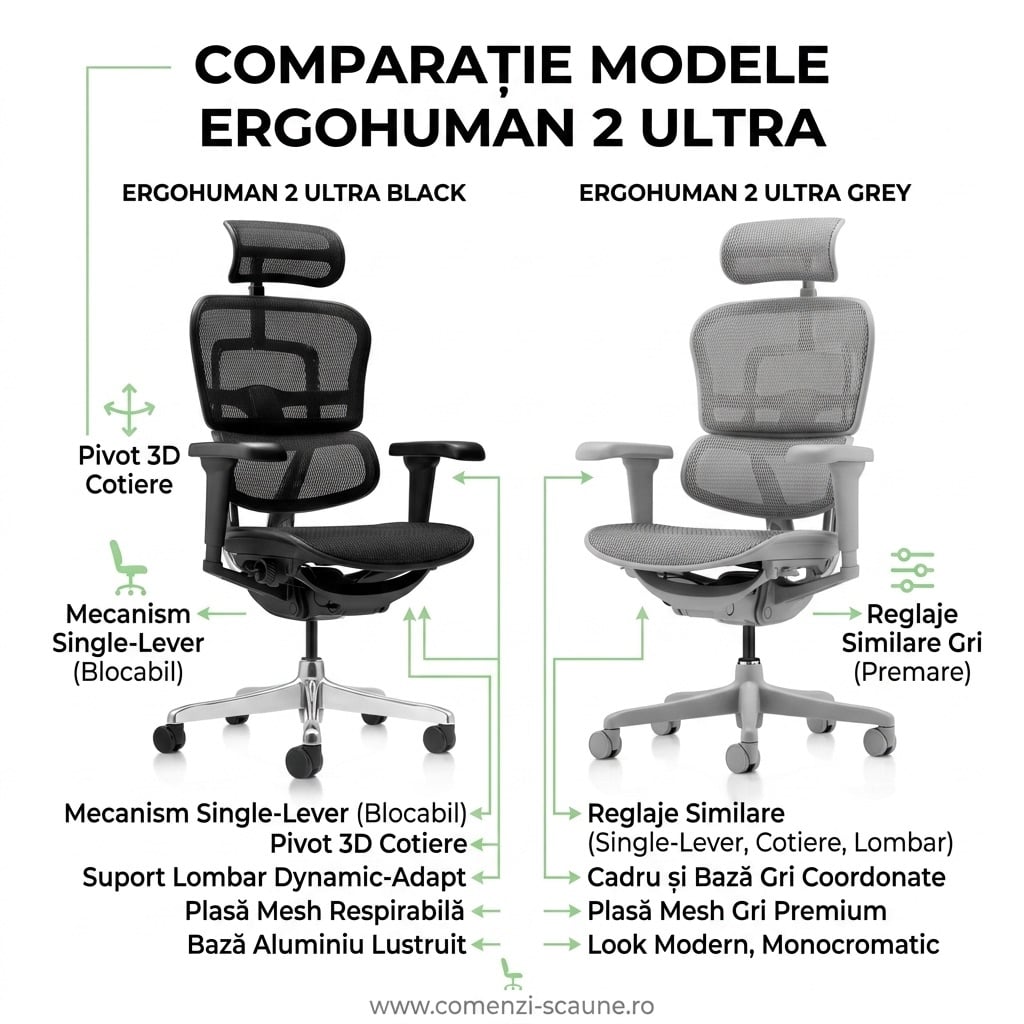 Cum alegi un scaun ergonomic în funcție de componente Cum alegi un scaun ergonomic în funcție de componente