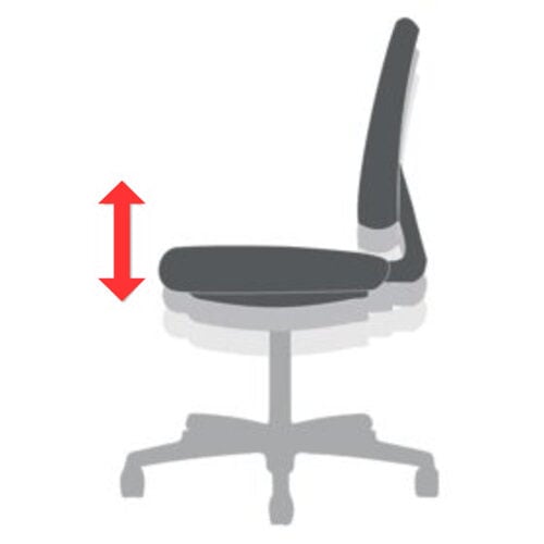 Reglare pneumatică a înălțimii scaunului