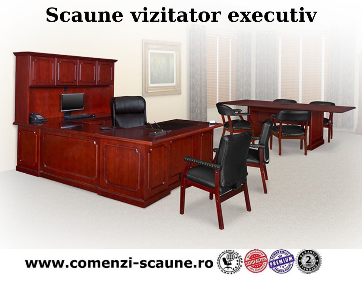 Montaj-Asamblare-scaune-vizitator-executiv birou cu  4 scaune