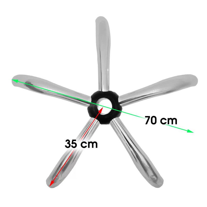 Baza stea metalica pentru scaune-model D700