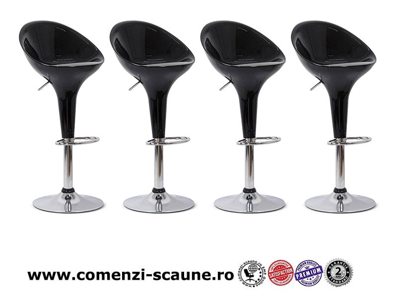 Scaun de bar ABS 105 negru