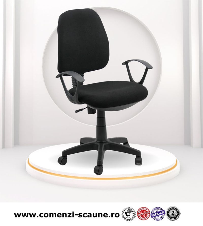 Scaun birou OFF 326 negru-CS