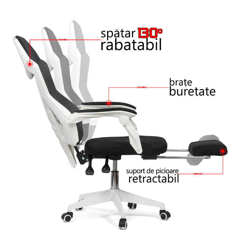 scaun-ergonomic-pentru-birou-cu-suport-de-picioare-in-2-culori-alb