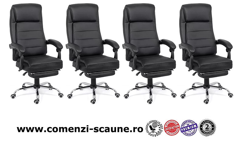 Scaun directorial cu suport de picioare Office 425 negru-1