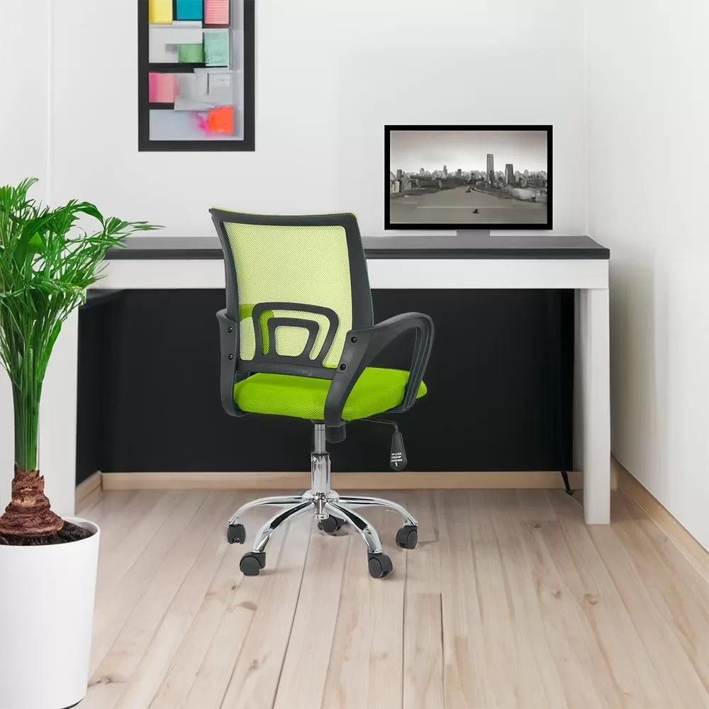 Scaun de birou ieftin și comod Office 619 verde