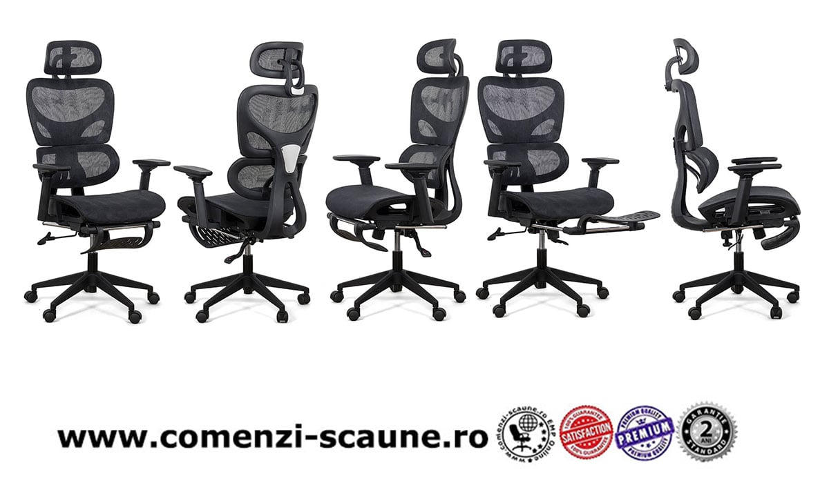 Scaune de birou SYYT 9508 pe Negru și Gri-5