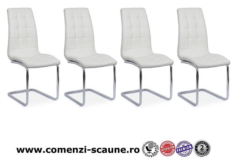 Scaune de bucătărie, sufragerie și living BUC 231S alb
