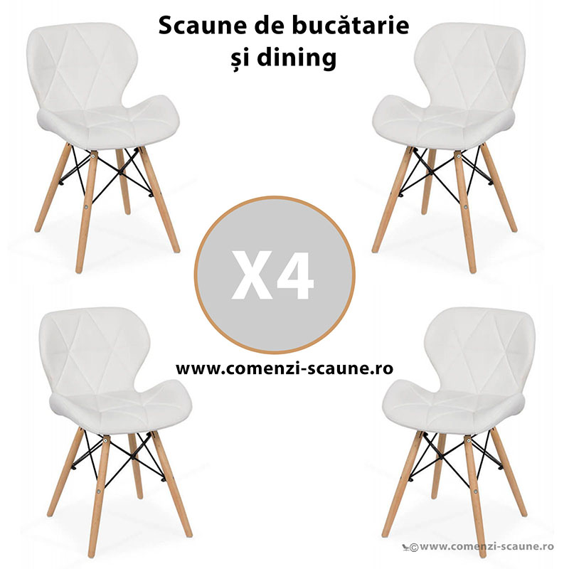 set-4-scaune-de-bucatarie-din-piele-si-lemn-alb