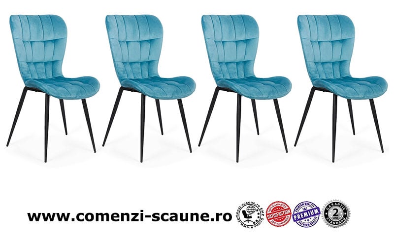 Scaun bucatarie living BUC247-turcoaz