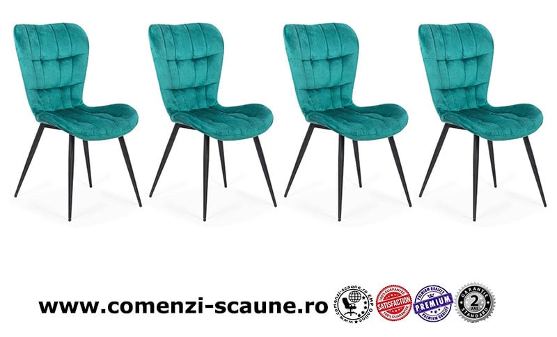 Scaun bucătărie living BUC247-verde