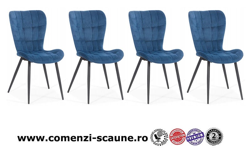 Scaun bucatarie living BUC247-albastru