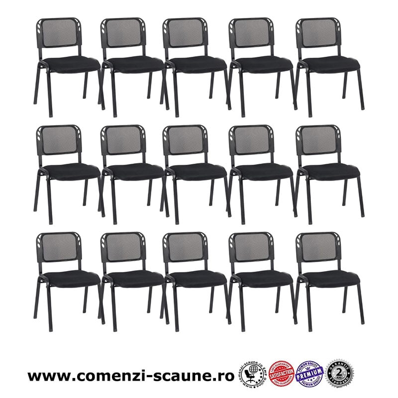 Set 15 scaune pe negru pentru diverse evenimente 1