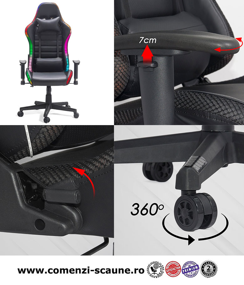 Scaune-de-gaming-iluminate-cu-LED-RGB-control-wireless-avantaje