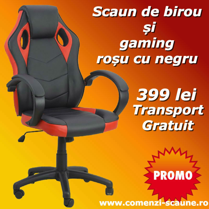 Scaun-de-gaming-negru-cu-rosu