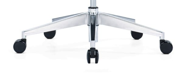 Scaun de birou Carlo Executive din piele eco-Bază stea din aluminiu