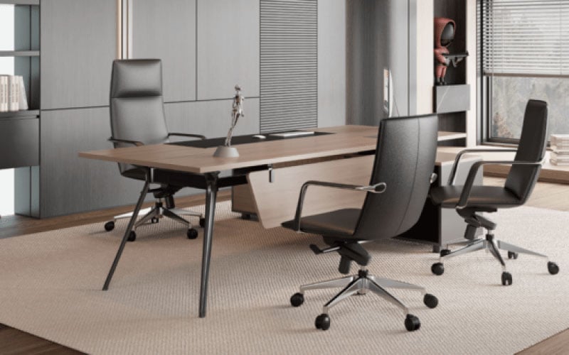 Scaun de birou Carlo Executive din piele eco-birou