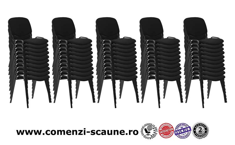 Set 50 de scaune pentru diverse evenimente-negru C11