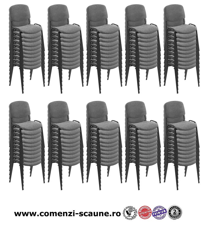 Set 100 de scaune pentru diverse evenimente-gri inchis C73