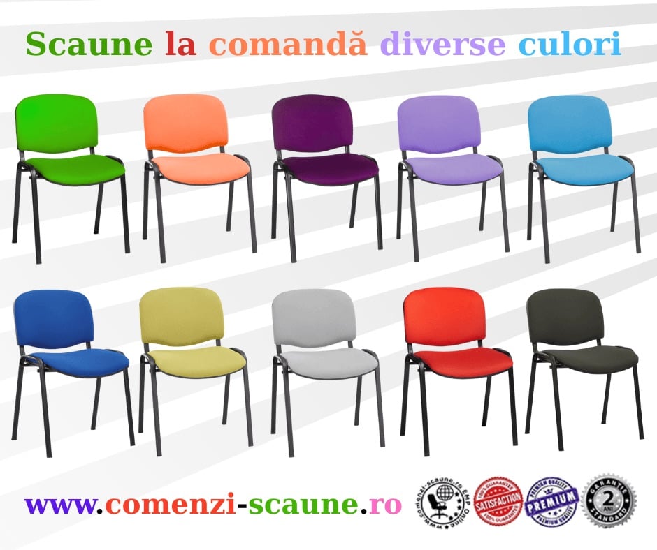 Scaune de conferință Taurus în diverse culori fabricate în România CS 3