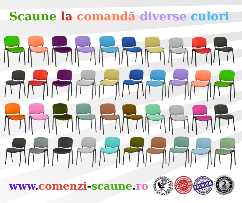 Scaune de conferință Taurus în diverse culori fabricate în România CS 4