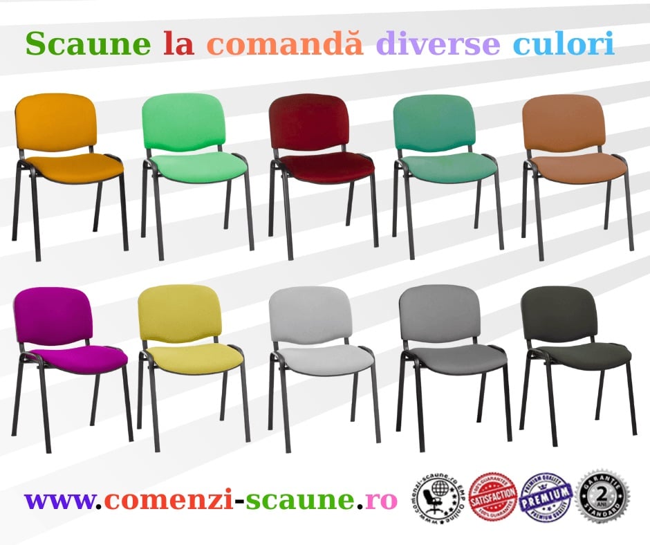 Scaune de conferință Taurus în diverse culori fabricate în România CS 2