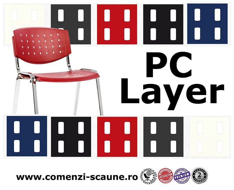 Scaune birou vizitator Taurus PC Layer Antares Romania-culori layer