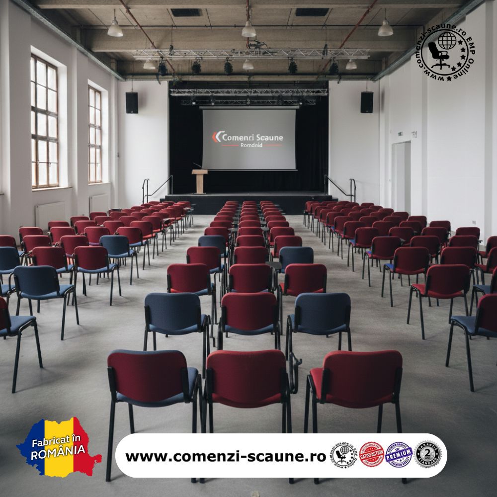 Sală de conferință cu scaune Felicia și Taurus de la Antares România-1
