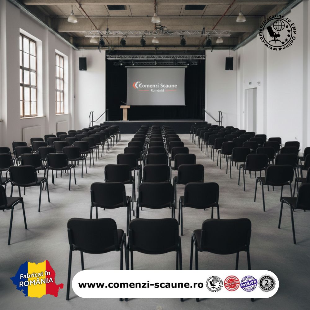 Sală de conferință cu scaune Felicia și Taurus de la Antares România