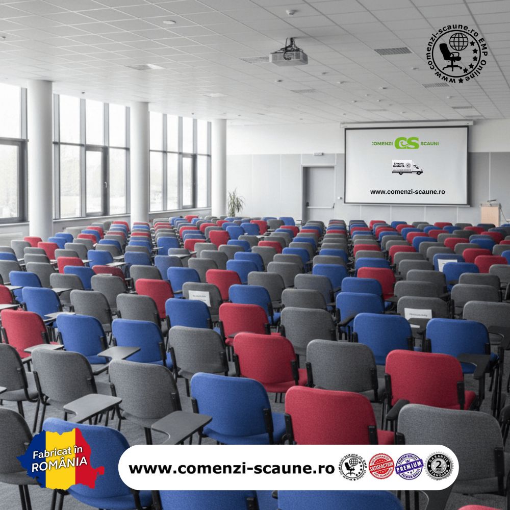 Sală de conferință cu scaune Felicia și Taurus de la Antares România-5