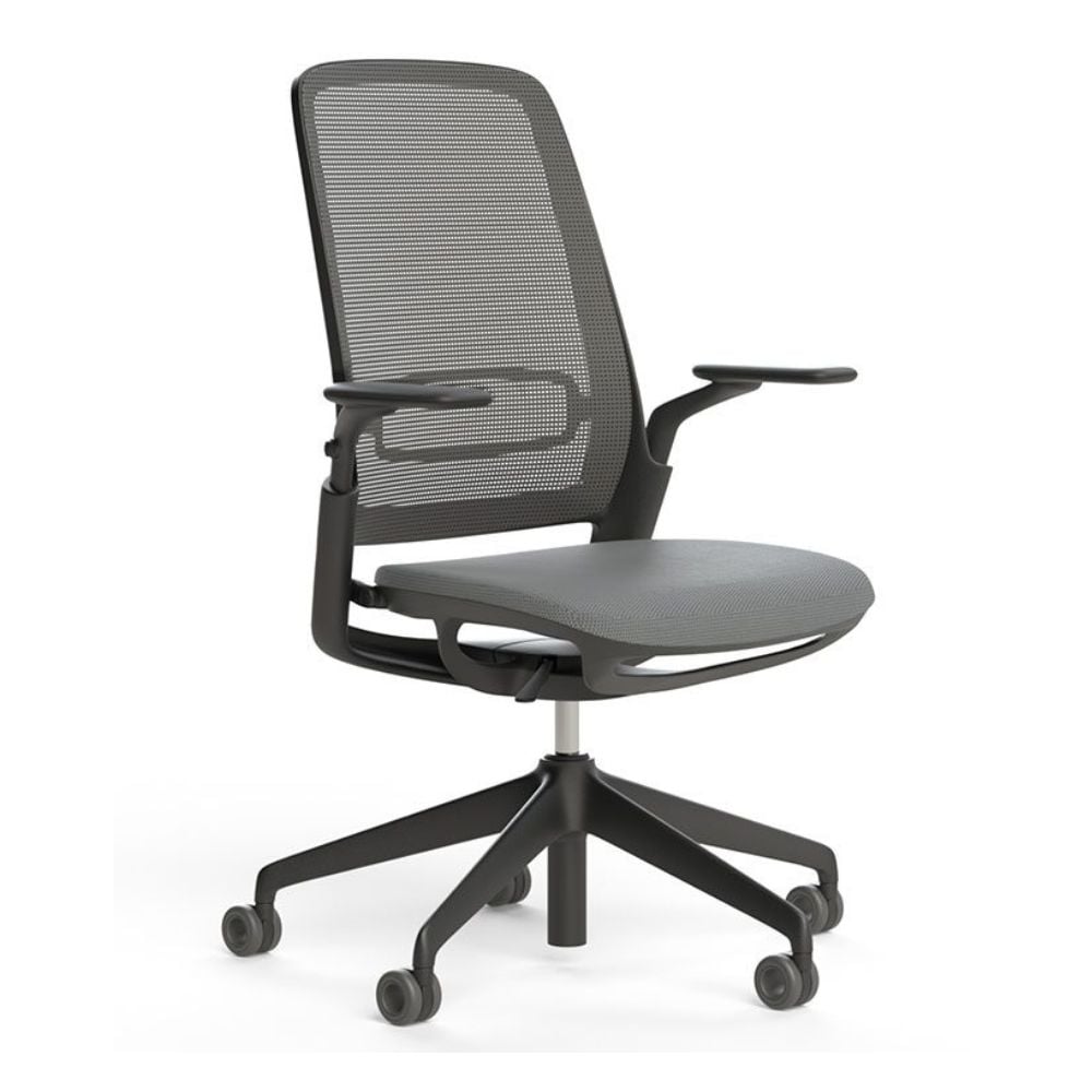Scaun ergonomic de birou Etherea negru