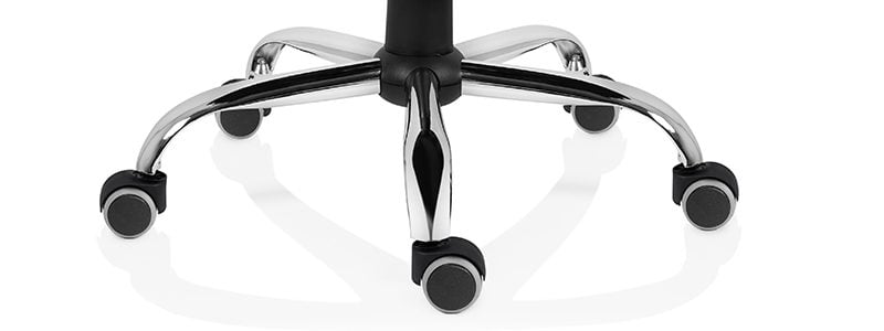 Scaun de birou Felix Sy, bază cromată