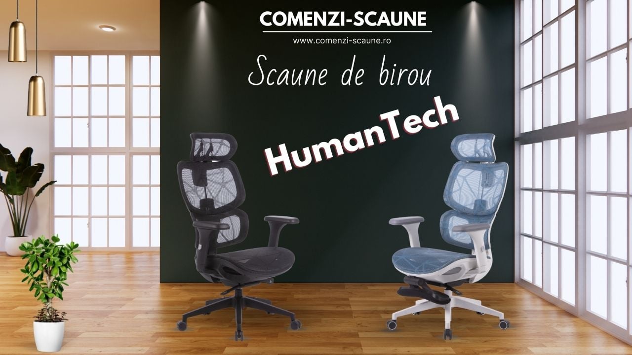 Scaune de birou HumanTech diverse culori interior Comenzi-Scaune