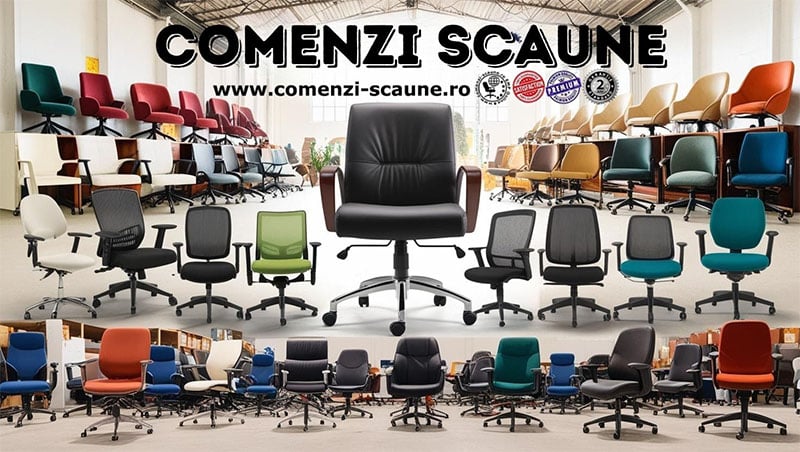 Scaune de birou la comandă fabricate în România Comenzi Scaune