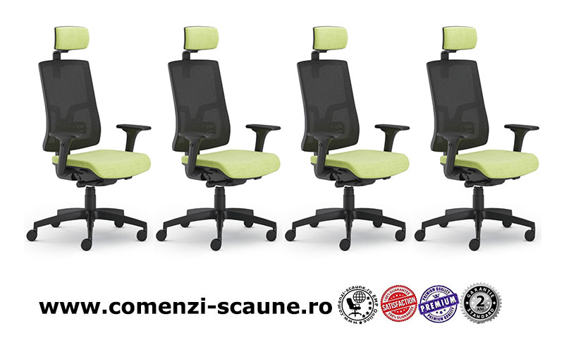 Scaune ergonomice confortabile si relaxante-PURE BLACK MESH PDH