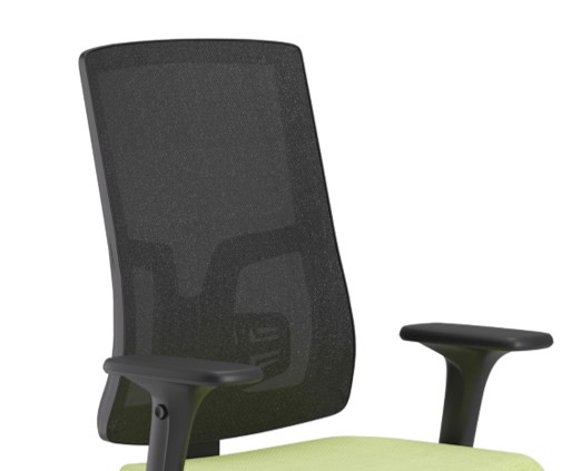 Scaun ergonomic confortabil și relaxant-PURE BLACK MESH-Spătar mesh