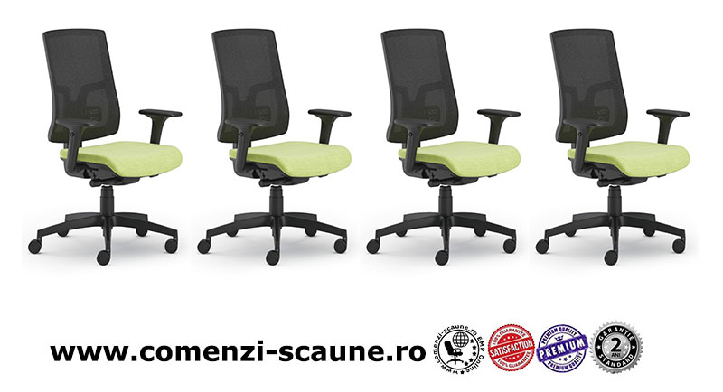 Scaune ergonomice confortabile si relaxante-PURE BLACK MESH