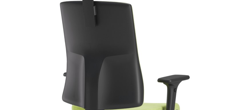 Scaun ergonomic confortabil și relaxant-PURE BLACK T-4