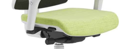 Scaun ergonomic confortabil si relaxant-PURE WHITE MESH-Translație șezut