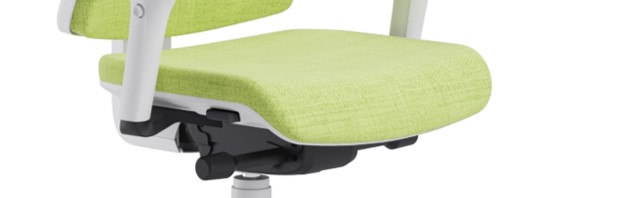 Scaun ergonomic confortabil si relaxant-PURE WHITE T PDH-Translație șezut