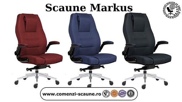 Scaune de birou Markus cu spătar extra-înalt pentru utilizare 24 de ore, CS 1