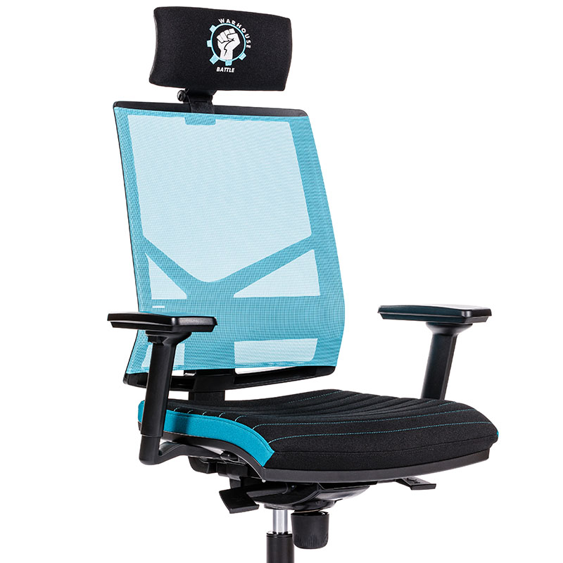 Scaun de gaming și birou design inovator-Battle Cyan-1